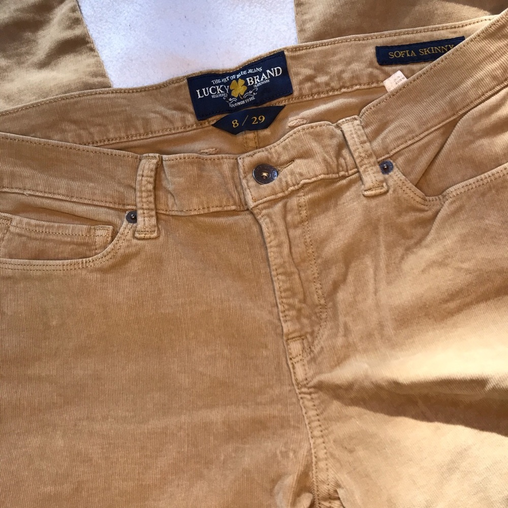 vintage lucky brand corduroy denim pant jean